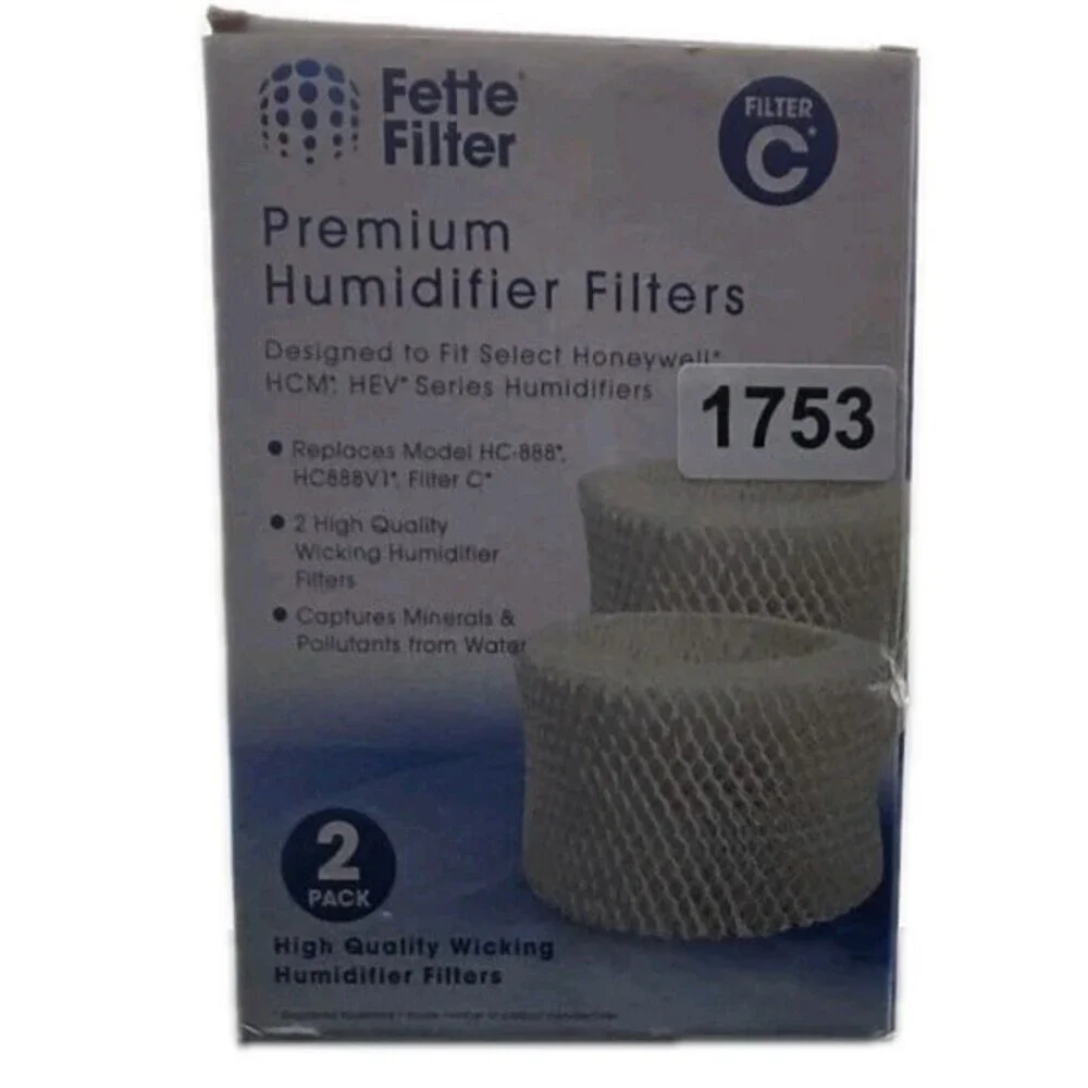 Fette Filter E* Humidifier Filter Honeywell HCM HEV Model HC14V1/ FF1037 2 Pack